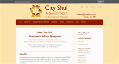Desktop Screenshot of cityshul.com